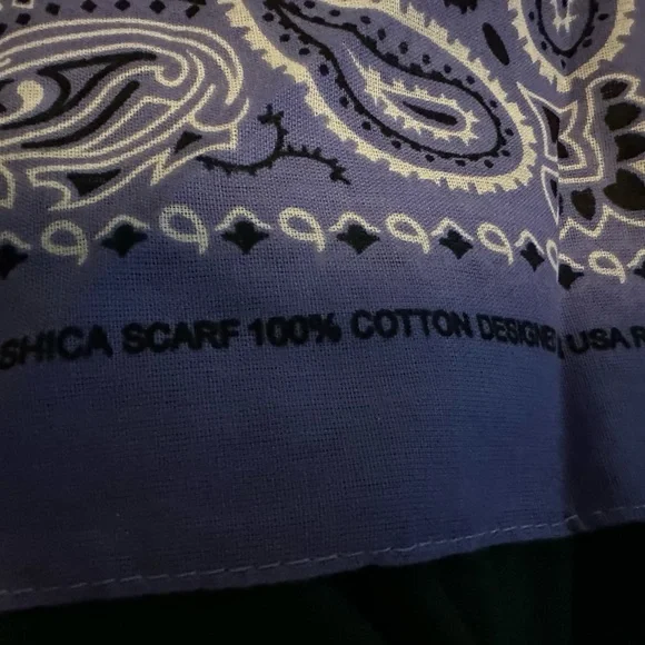 YASHICA PAISLEY PRINT SCARF - Picture 3 of 7